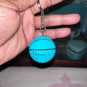 TIFFANY & CO BASKETBALL KEYCHAIN-SPAULDING COLLAB